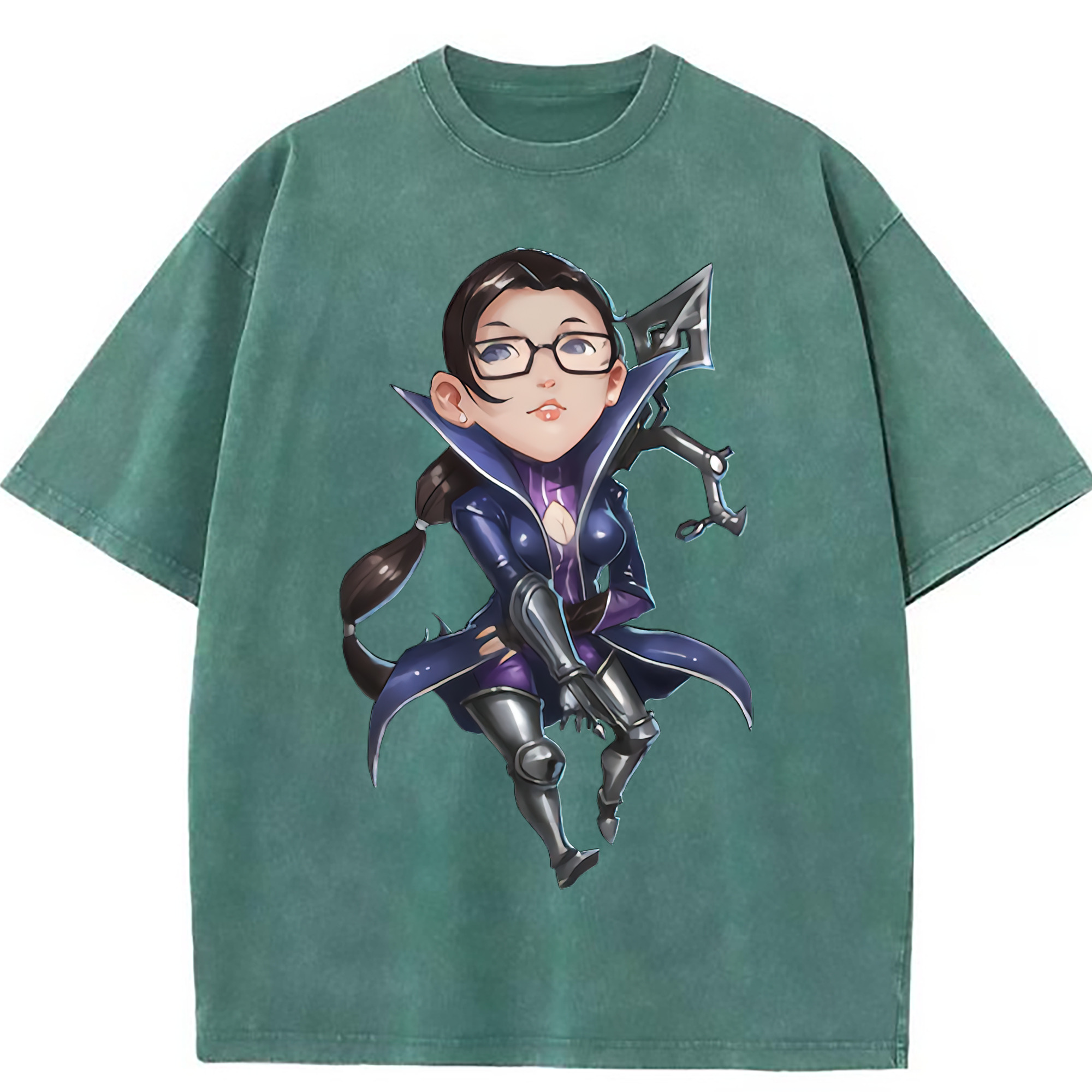 （画像用） リーグ・オブ・レジェンド League of Legends LOL 綿100% ヴィンテージ風 半袖Tシャツ（フロントプリント）